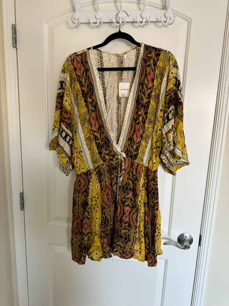 Free People Mixed Emotions Romper